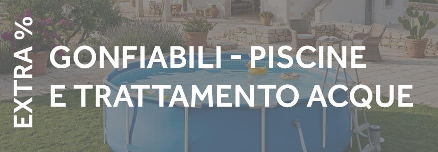 gonfiabili, piscine e trattamento acque