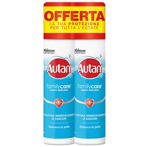 Repellente antizanzare spray Family Care Bipack Autan