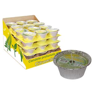 Ceri citronella candele Big Bon alluminio