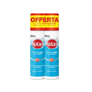 Repellente antizanzare spray Family Care Bipack Autan