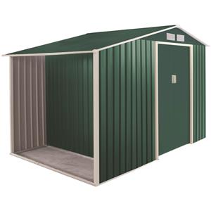Garden Cottage Metalgreen L278 con legnaia