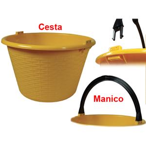 Secchi Ceste tonde pesanti Lt. 15