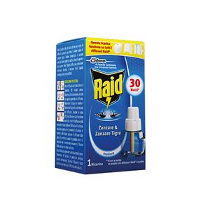Liquido antizanzare per elettroemanatori 30 notti Raid