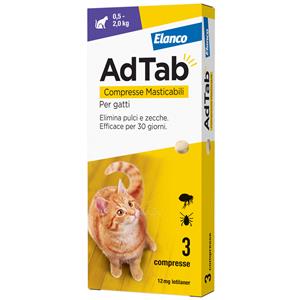 Antiparassitari Compresse Elanco AdTab per gatti