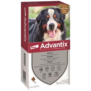 Antiparassitari Bayer Advantix cani da 40 a 60 kg.