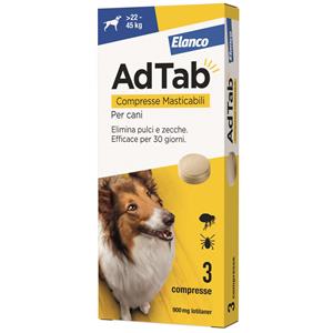 Antiparassitari Compresse Elanco AdTab per cani