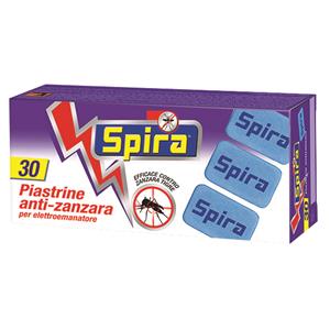 Piastrine universali antizanzare per elettroemanatori Spira