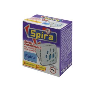 Elettroemanatori antizanzare con 10 piastrine Spira
