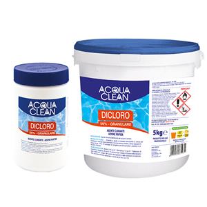 Cloro Dicloro granulare Acqua Clean per piscine