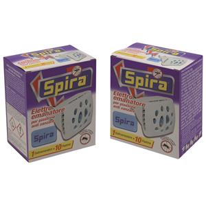 Elettroemanatori antizanzare con 10 piastrine Spira