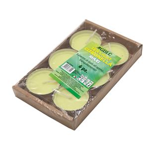 Ceri citronella Candele Tea Light Maxi